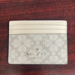 Kate Spade Cream Card Holder